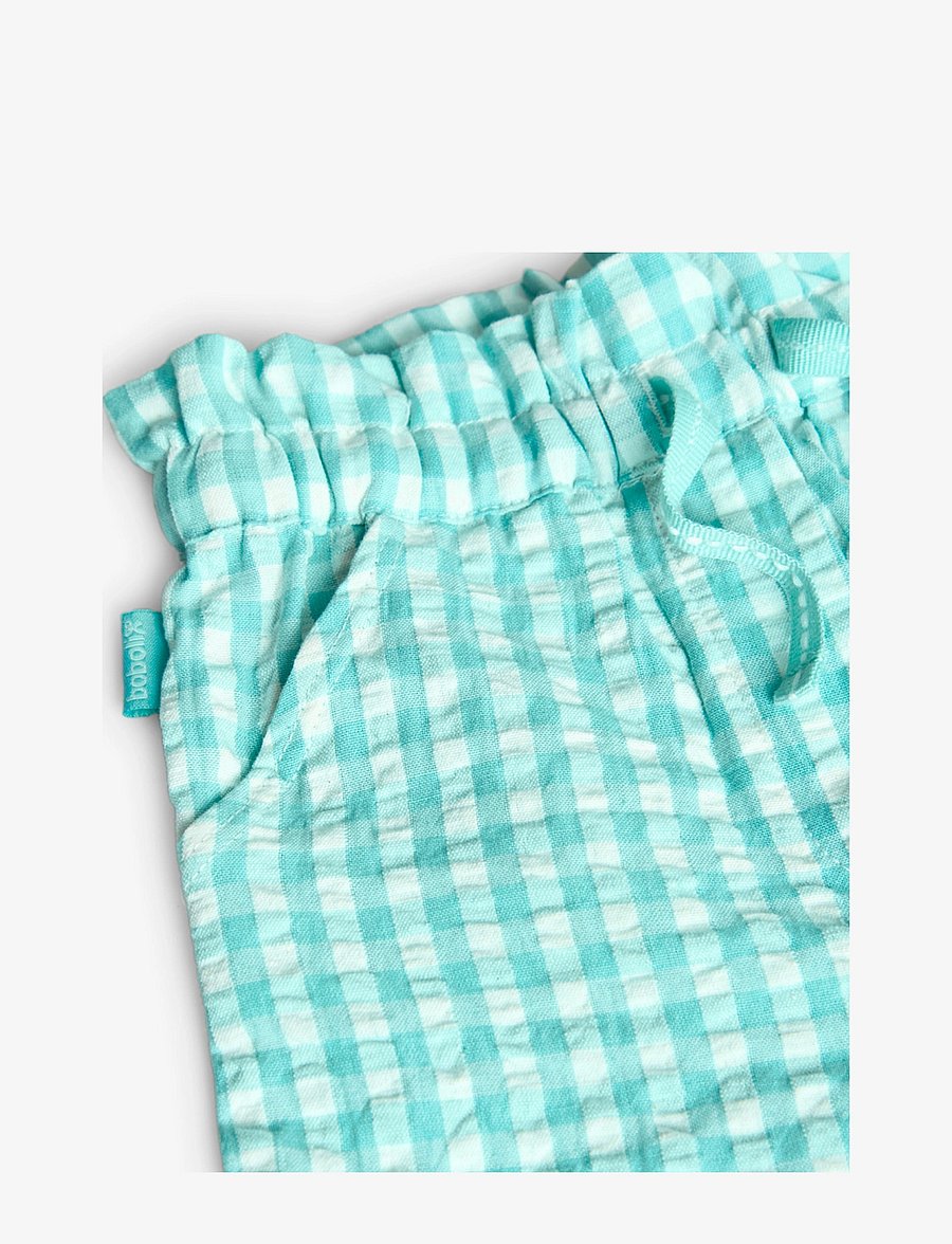 Boboli - Poplin bermuda shorts check - najniższe ceny - checks - 3
