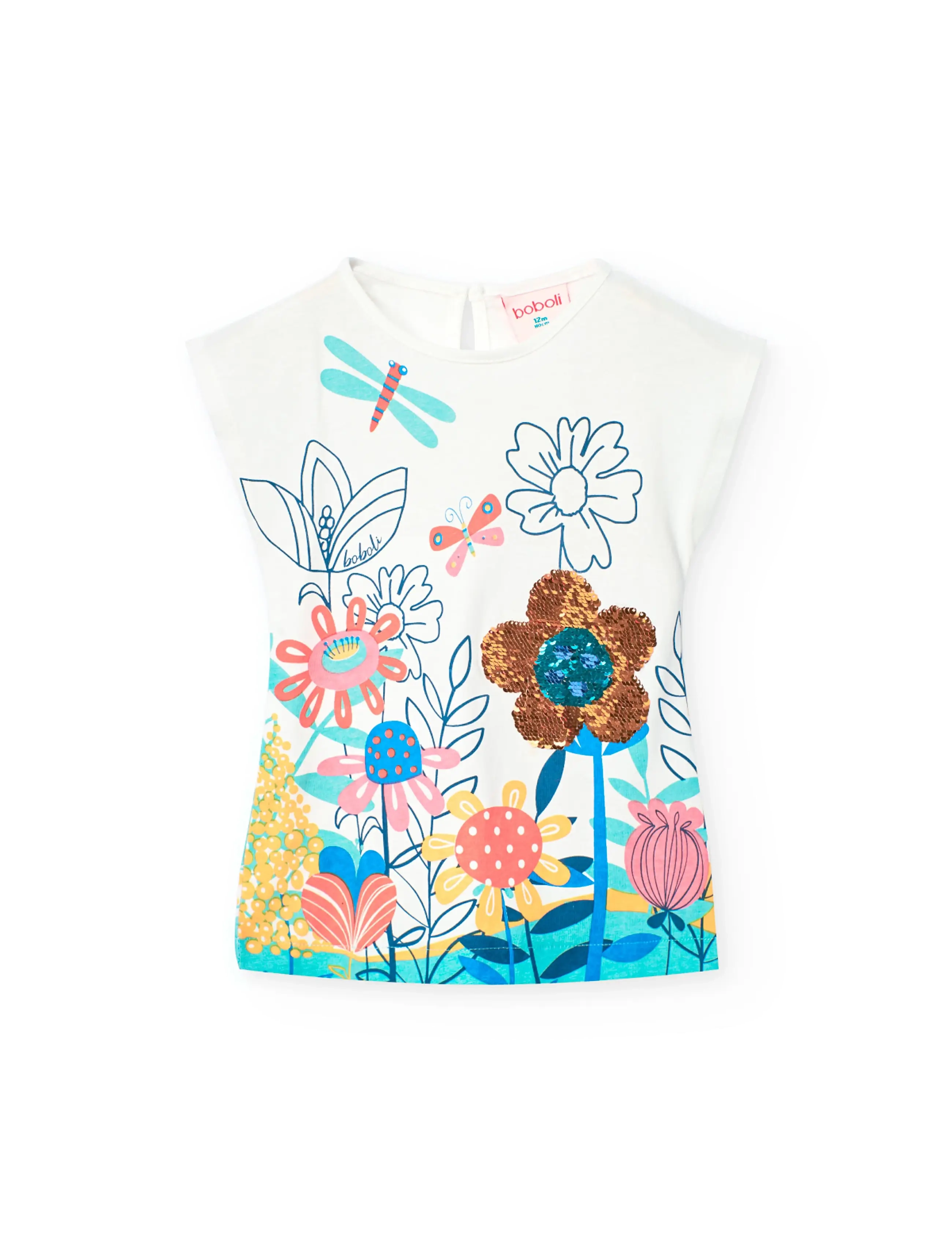 Boboli Knit dress - Kleidung - WHITE / white
