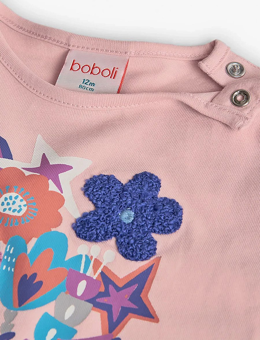 Boboli - Knit t-Shirt - marškinėliai ilgomis rankovėmis - pink - 2