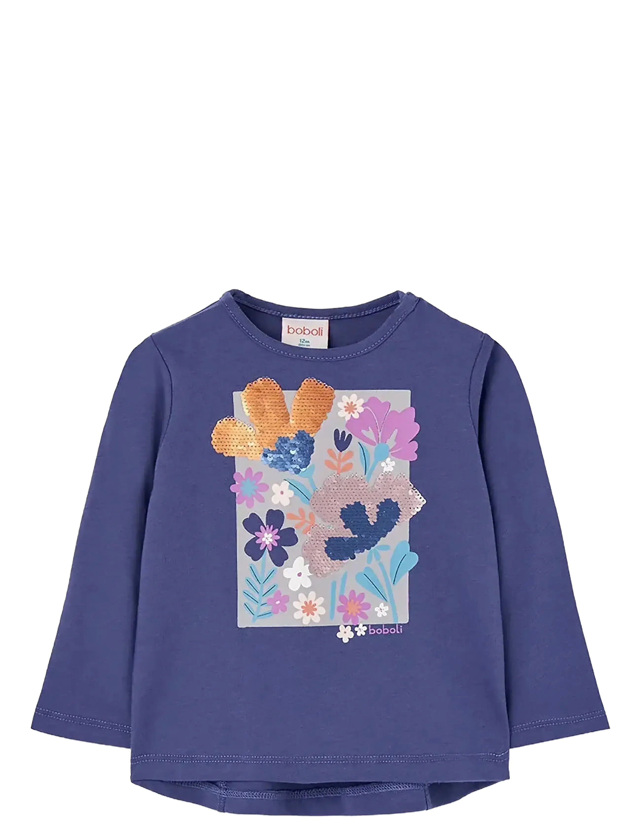Boboli Knit t-Shirt - 4 for 3 - GRAPE / navy