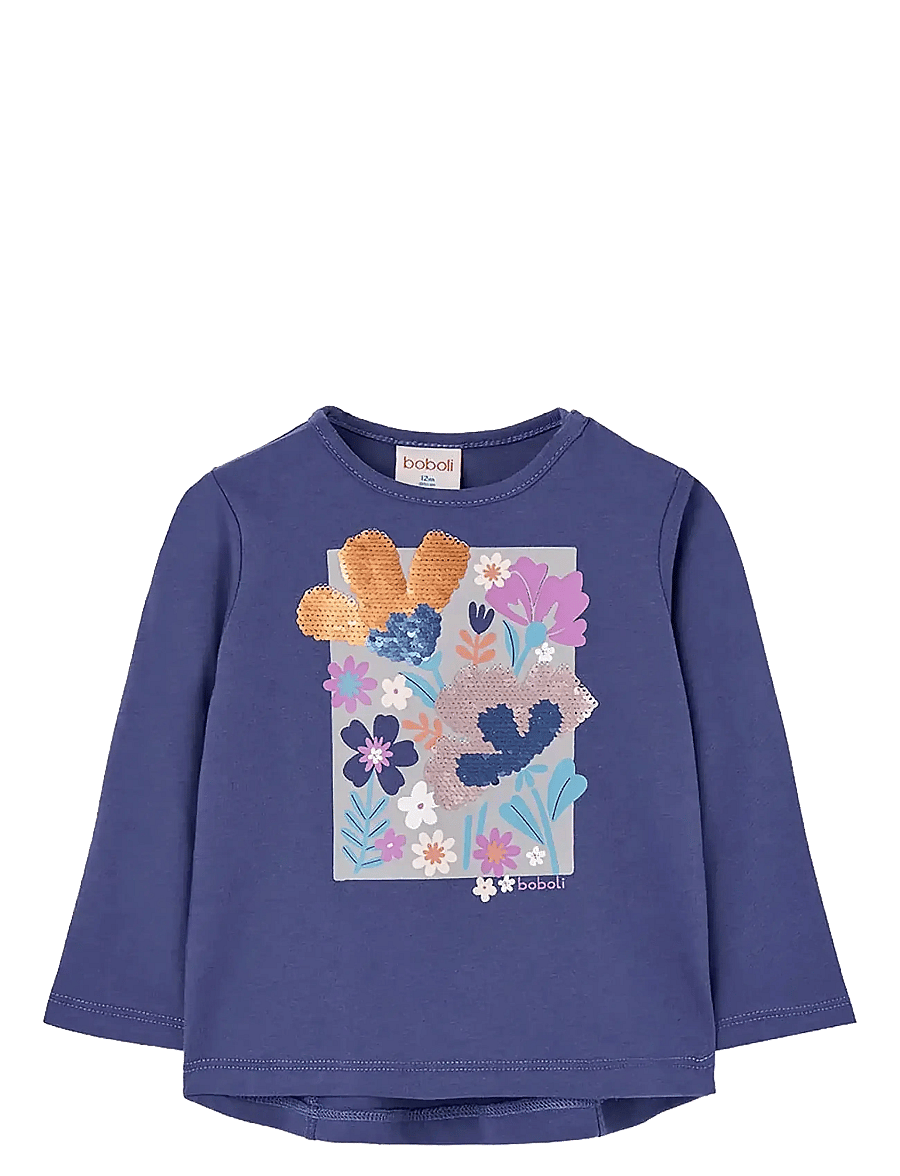 Boboli - Knit t-Shirt - marškinėliai ilgomis rankovėmis - grape - 1