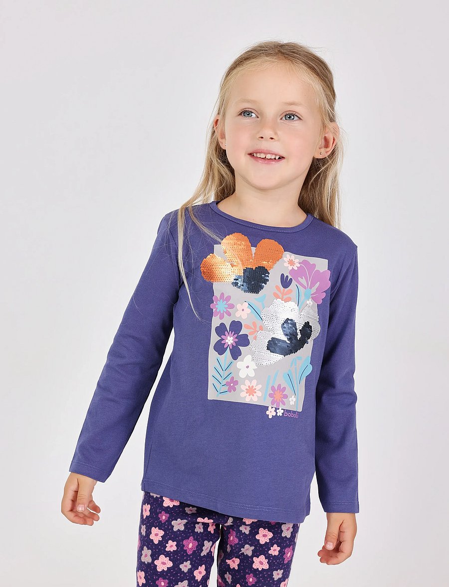 Boboli - Knit t-Shirt - marškinėliai ilgomis rankovėmis - grape - 3