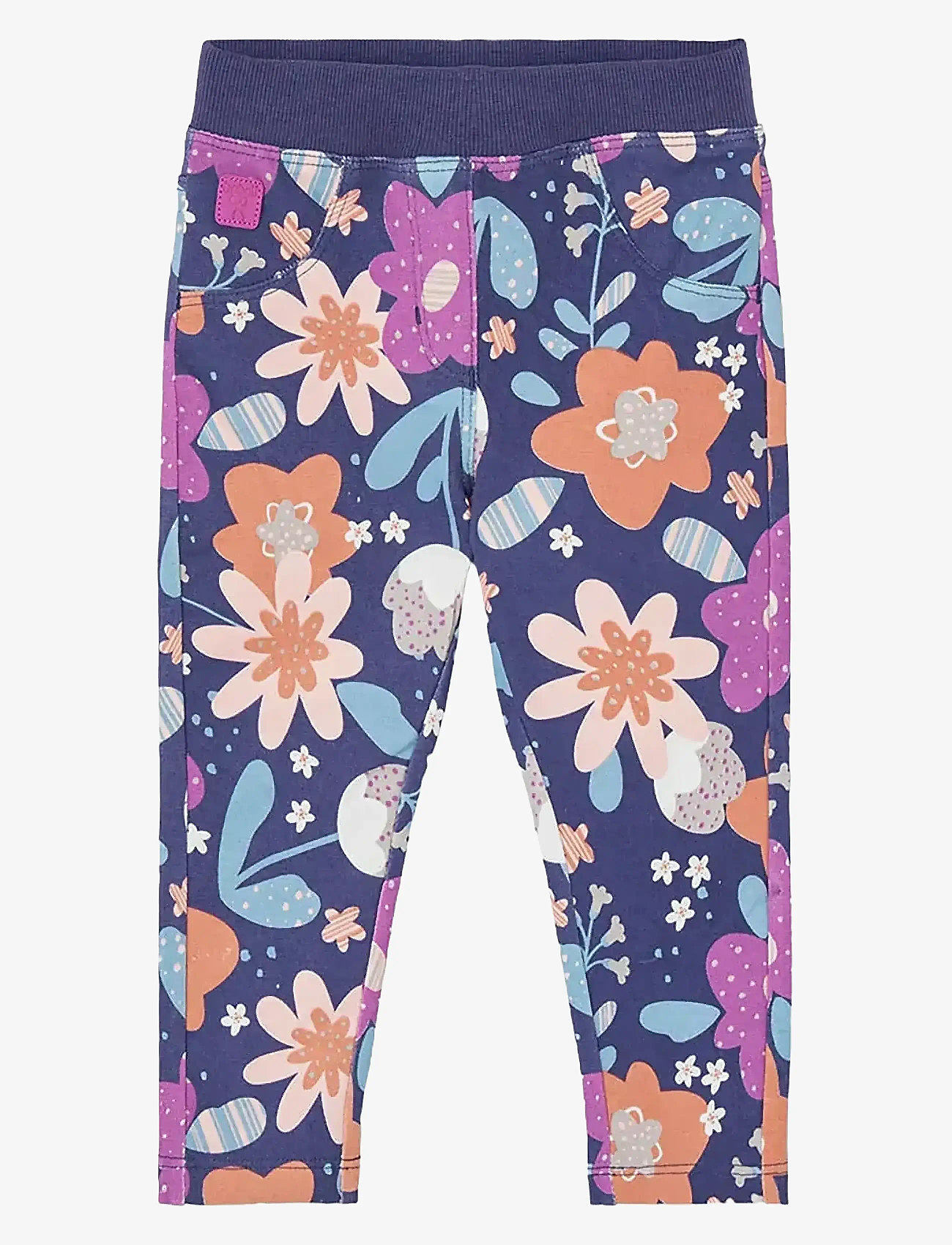 Boboli - Fleece trousers floral - leggings - print - 0