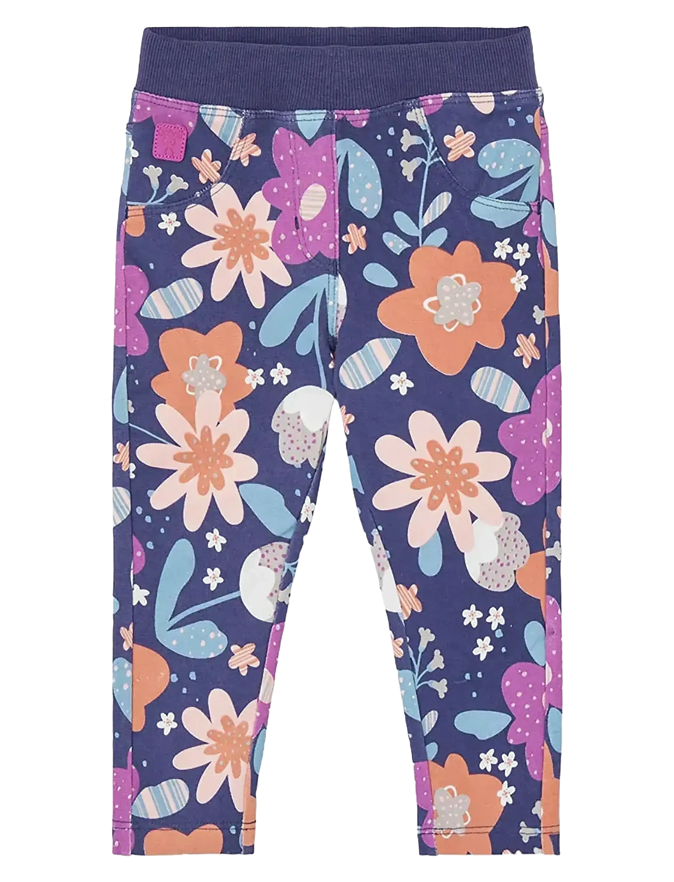 Boboli Fleece trousers floral - 4 for 3 - PRINT / purple
