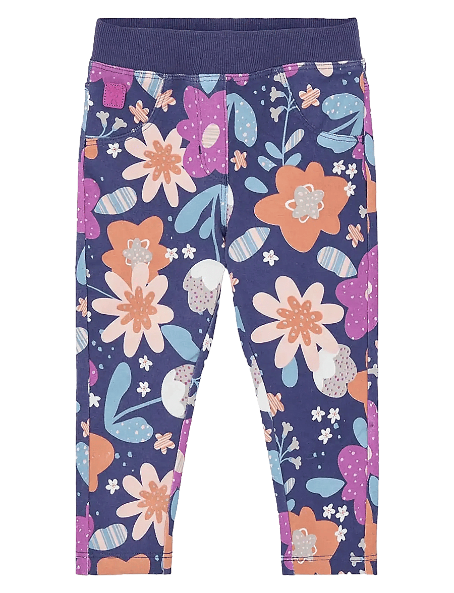 Boboli - Fleece trousers floral - leggings - print - 0