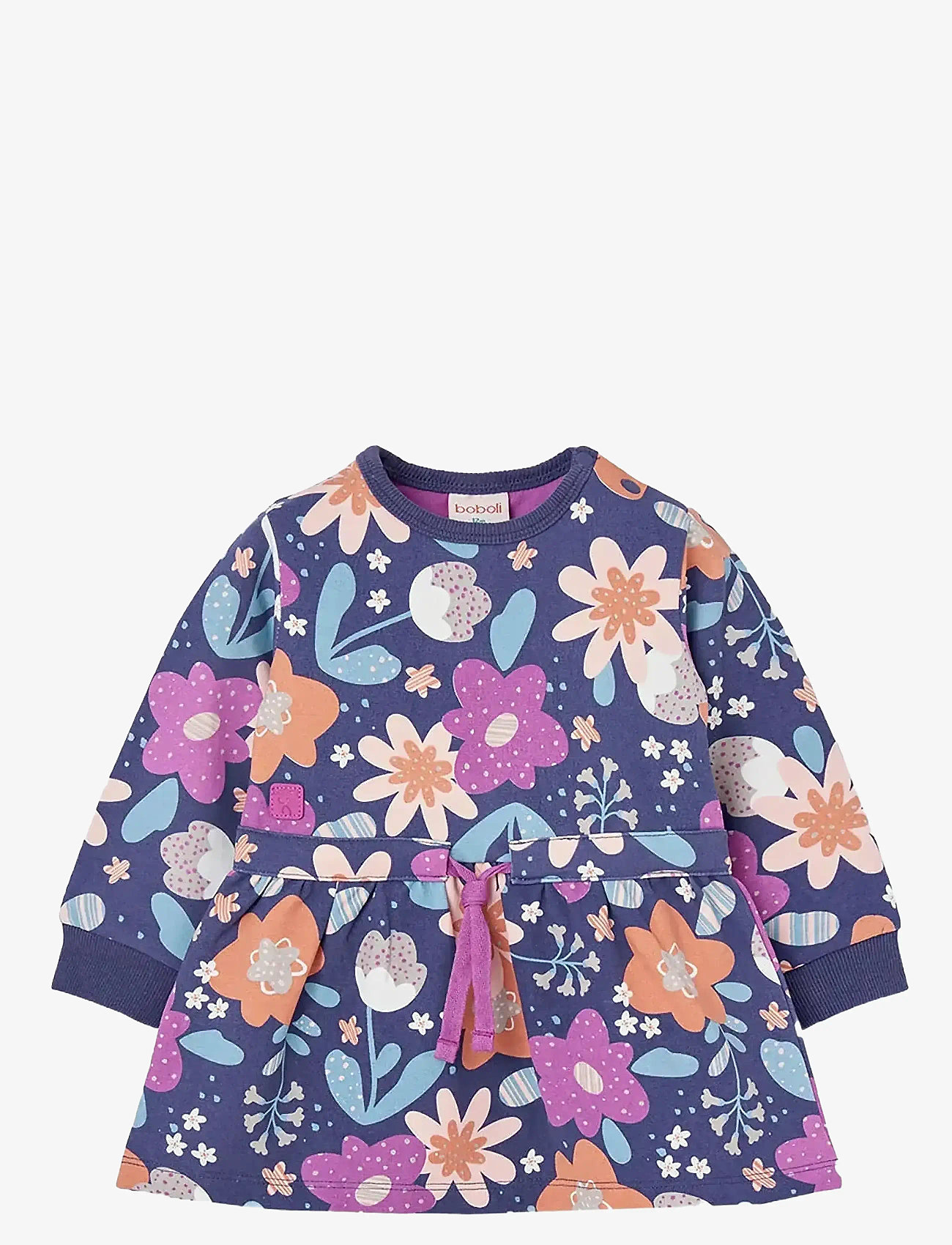 Boboli - Fleece dress floral - pikkade varrukatega beebi kleidid - print - 0