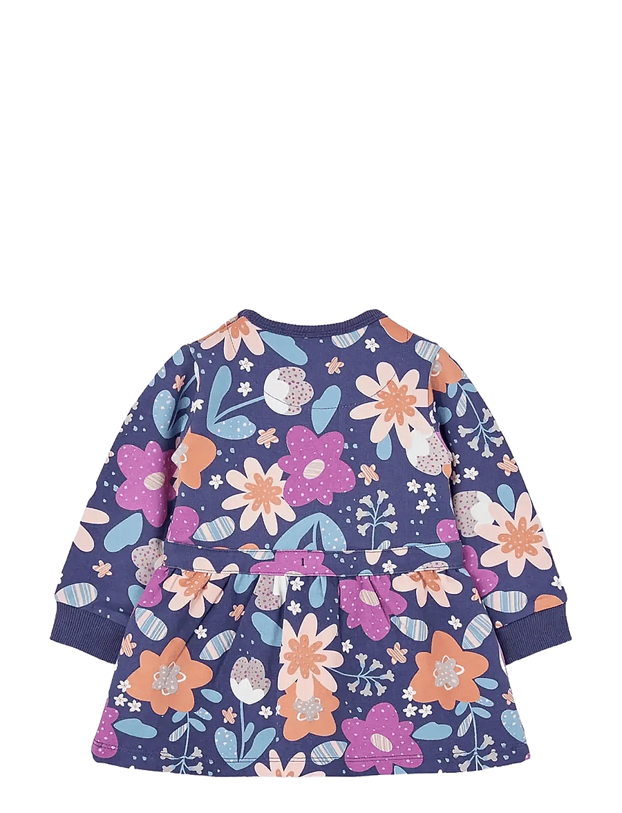 Boboli - Fleece dress floral - robes pour bébés à manches longues - print - 1