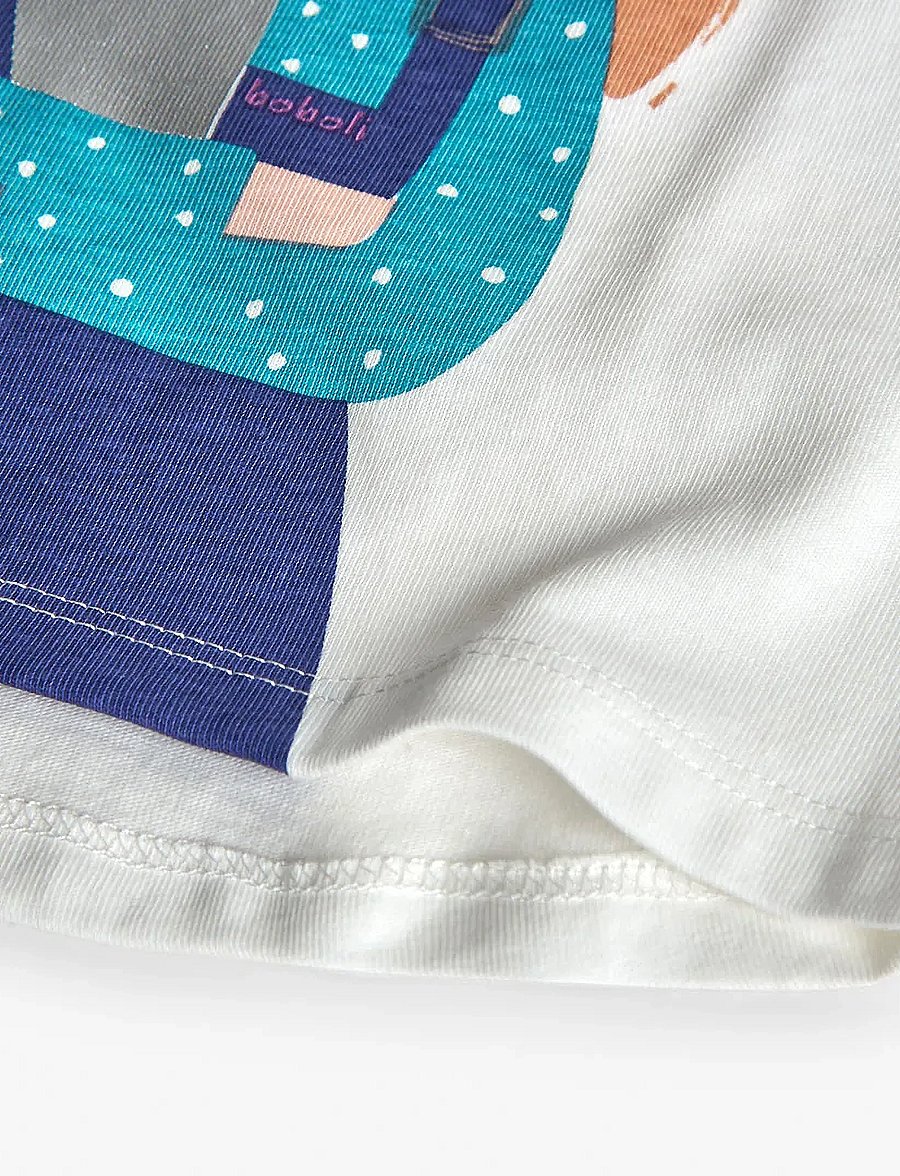 Boboli - Knit t-Shirt - t-shirts à manches longues - off white - 4