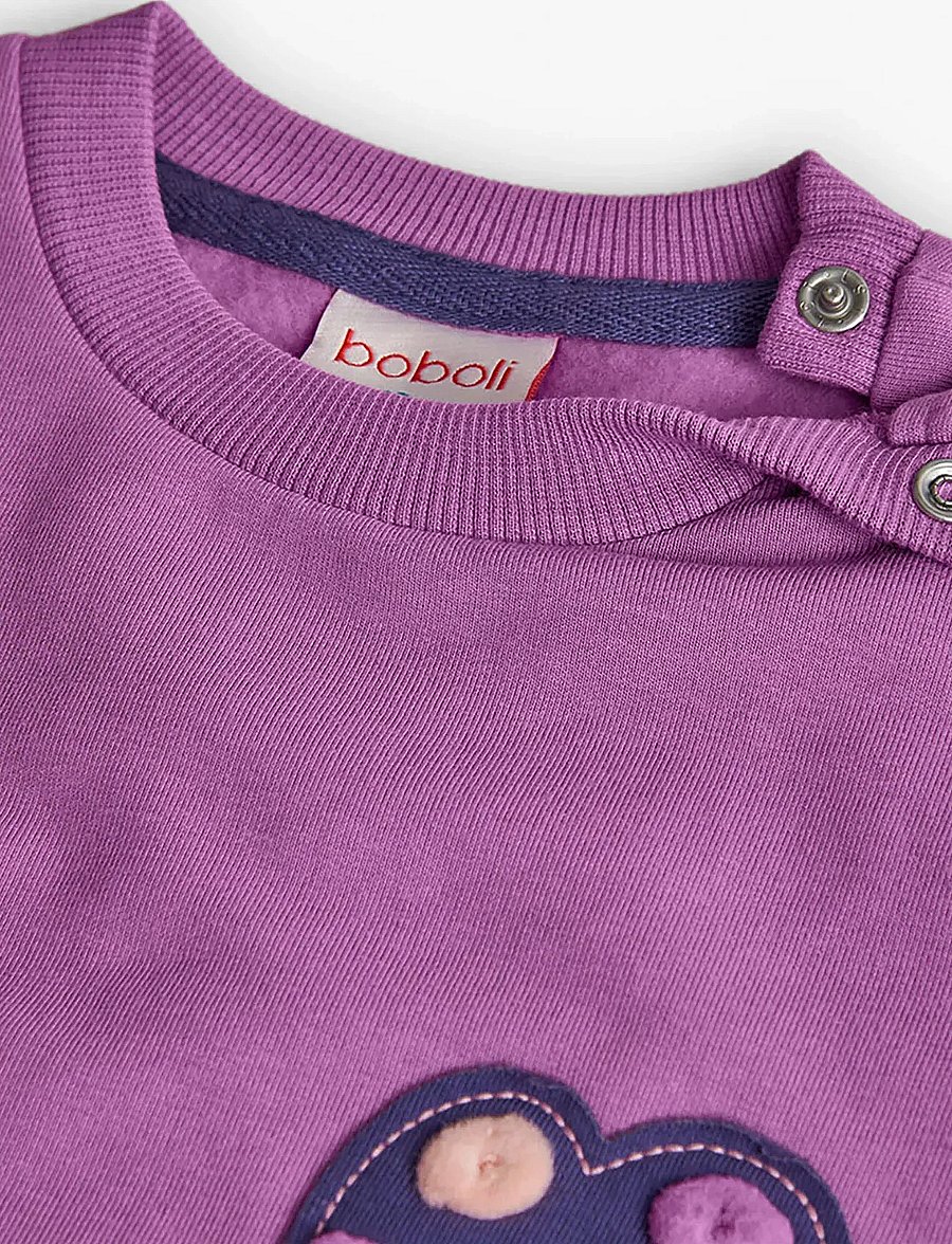 Boboli - Fleece sweatshirt - dressipluusid - blackberry - 2