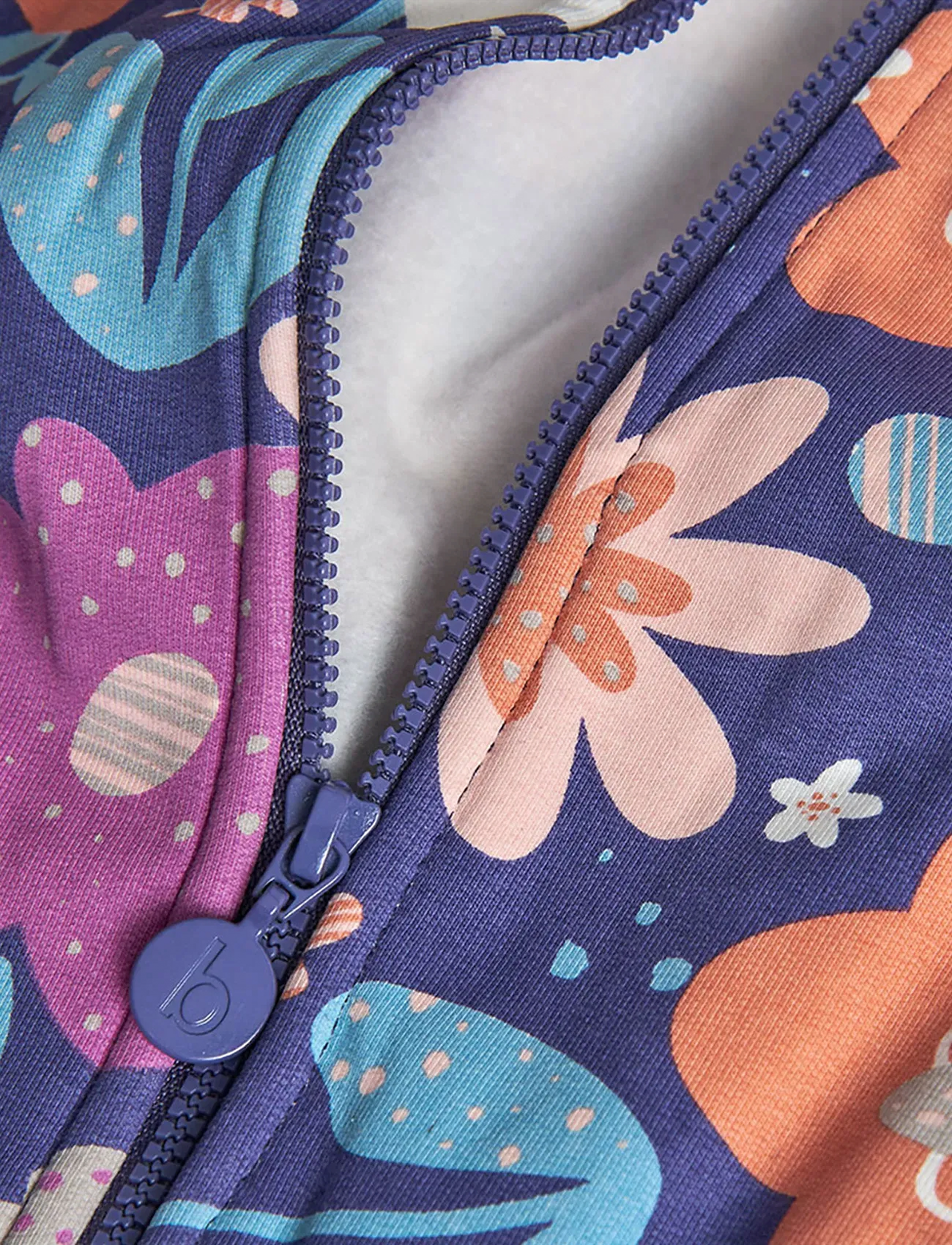 Boboli - Fleece jacket floral - pulls à capuche - print - 2