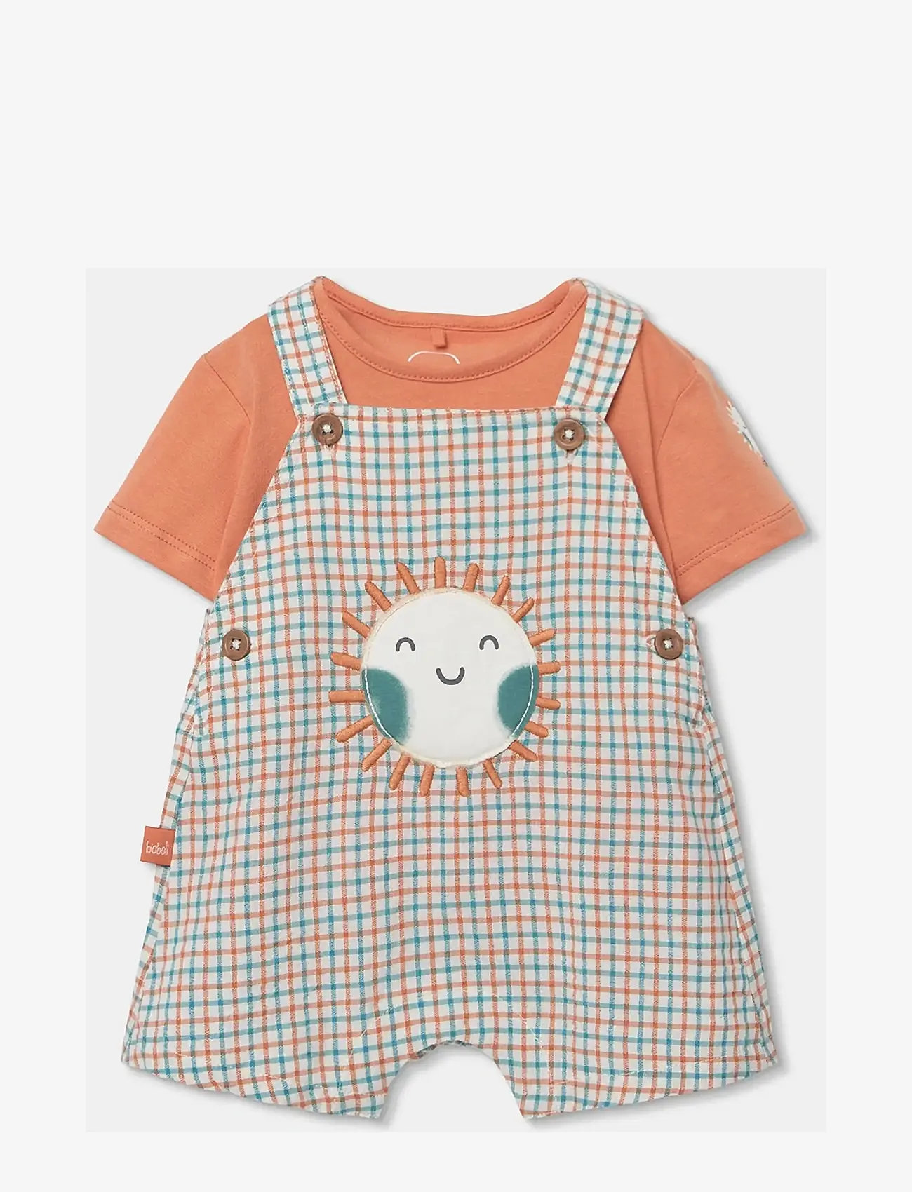 Boboli - Set knit combined for baby -BCI - lühikeste varrukatega t-särkide komplektid - checks - 0