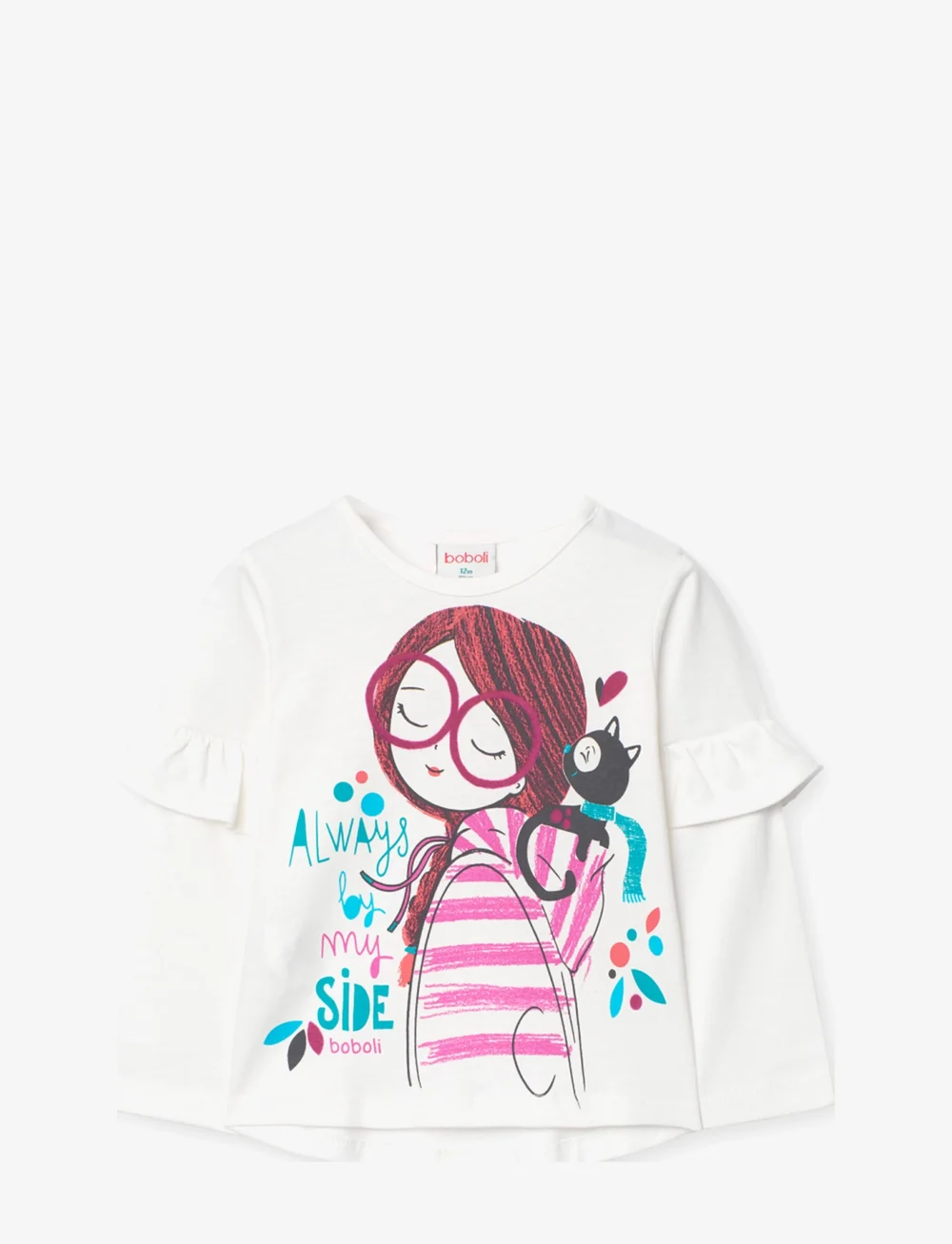Boboli - Knit t-Shirt for baby girl -BCI - stickade tröjor - off white - 0