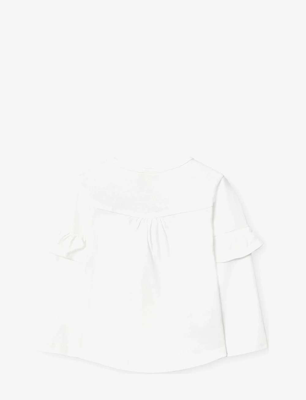 Boboli - Knit t-Shirt for baby girl -BCI - stickade tröjor - off white - 1