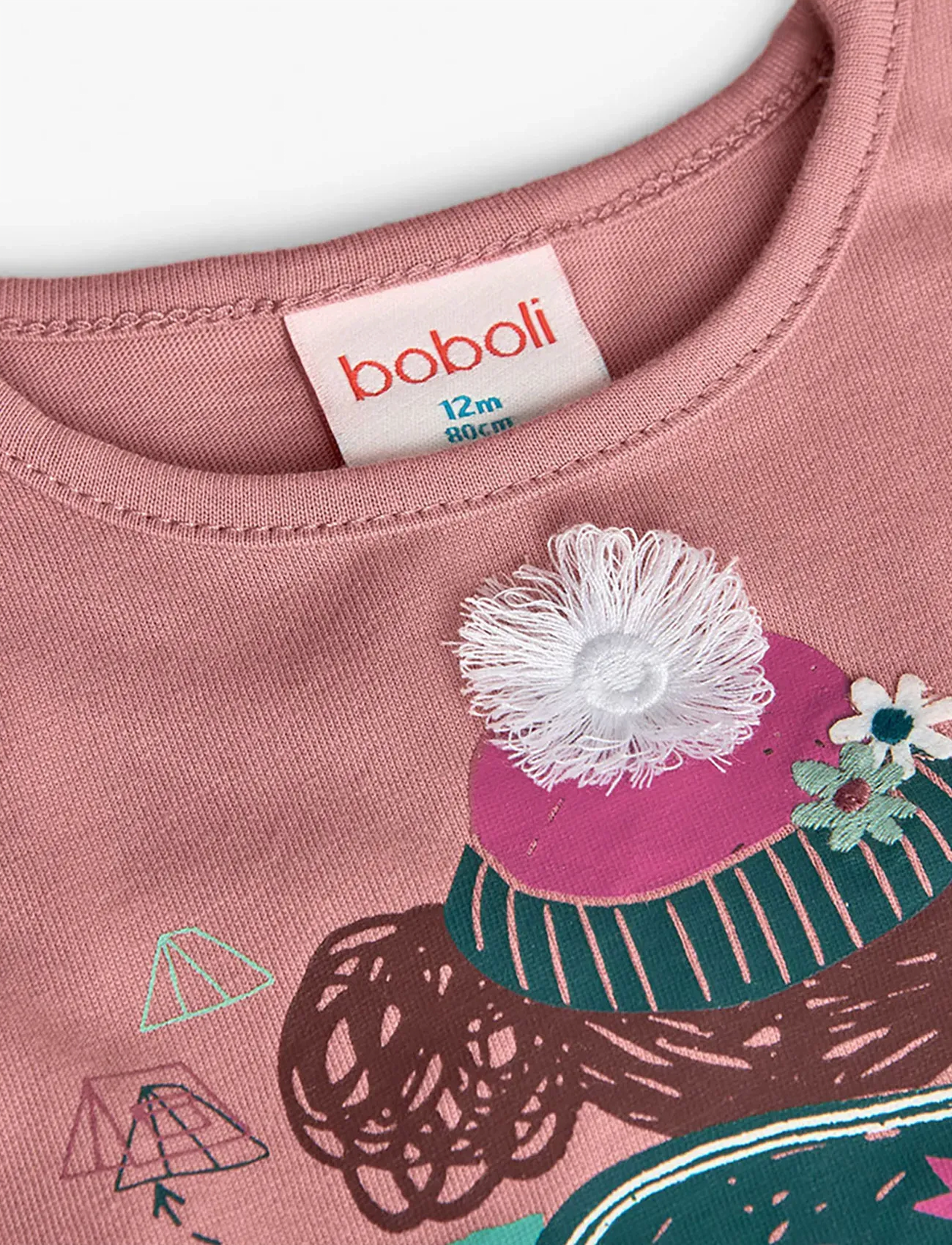 Boboli - Knit t-Shirt - t-shirts à manches longues - pink - 2