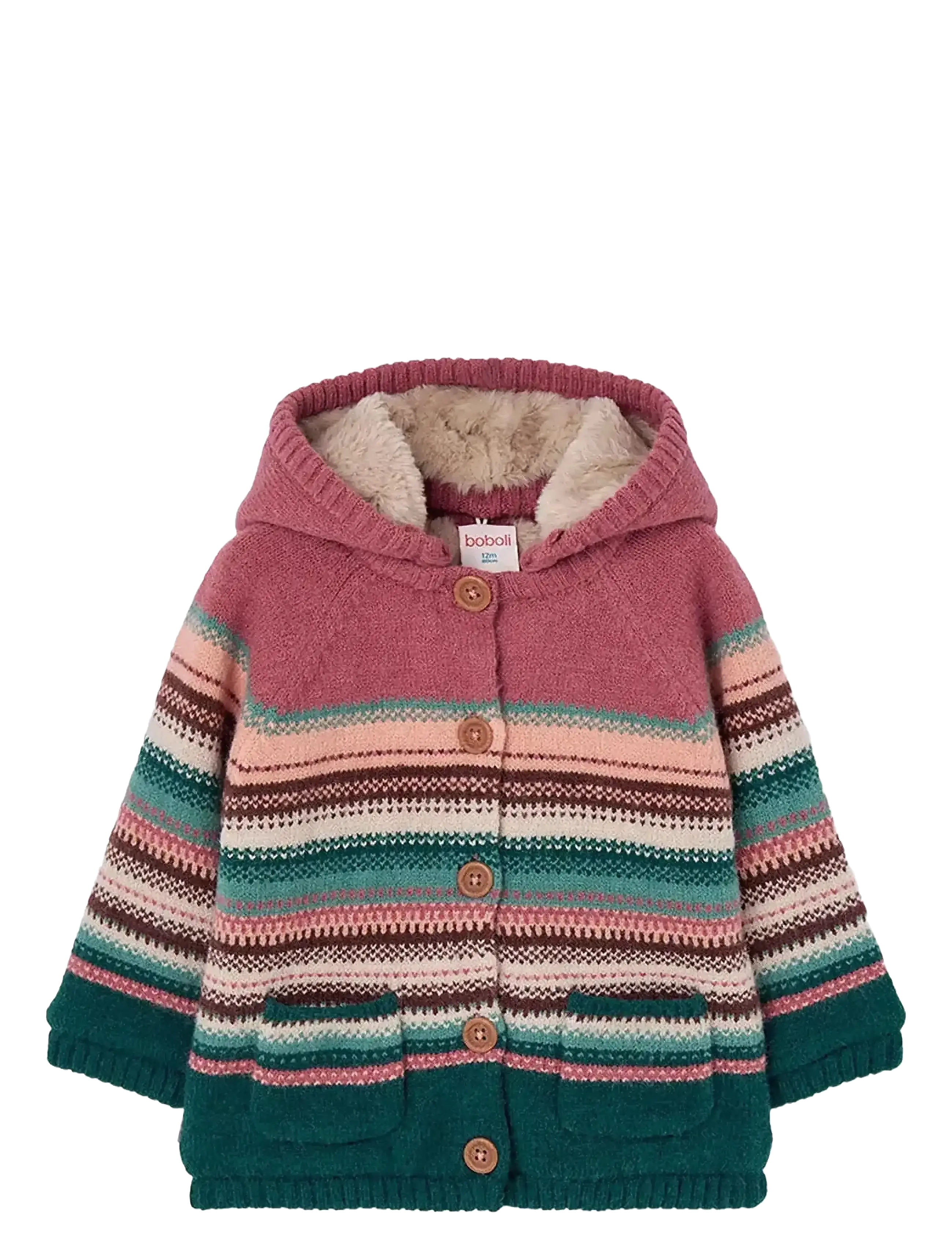 BOBOLI Strickwaren Jacke Patterned - 128 - Kinder