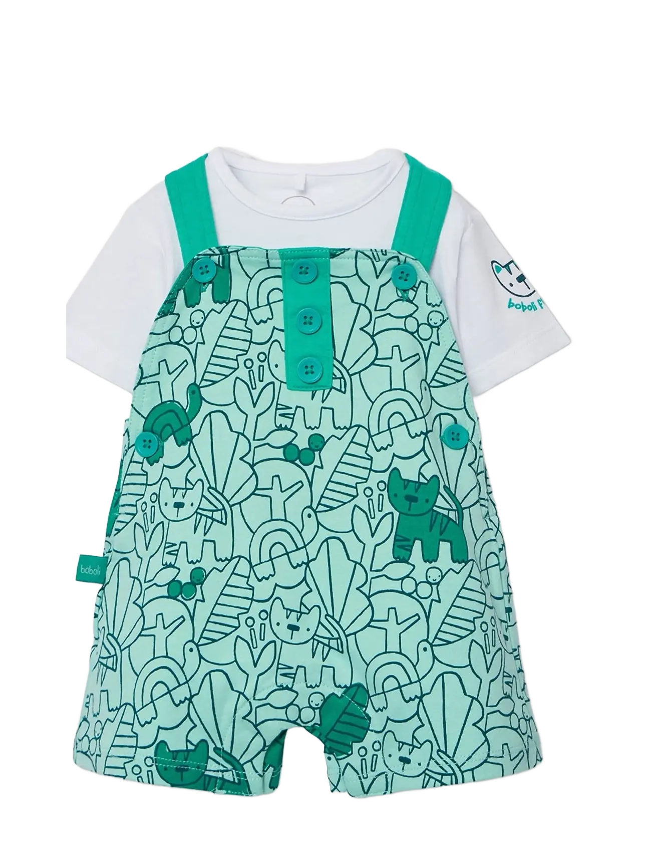 Boboli Set knit for baby boy -BCI - Lühikeste varrukatega t-särkide komplektid - PRINT / multi