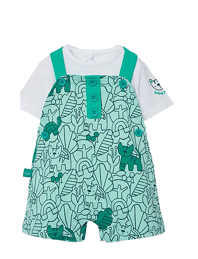 Boboli Set knit for baby boy -BCI - Komplektai su marškinėliais trumpomis rankovėmis - PRINT / multi