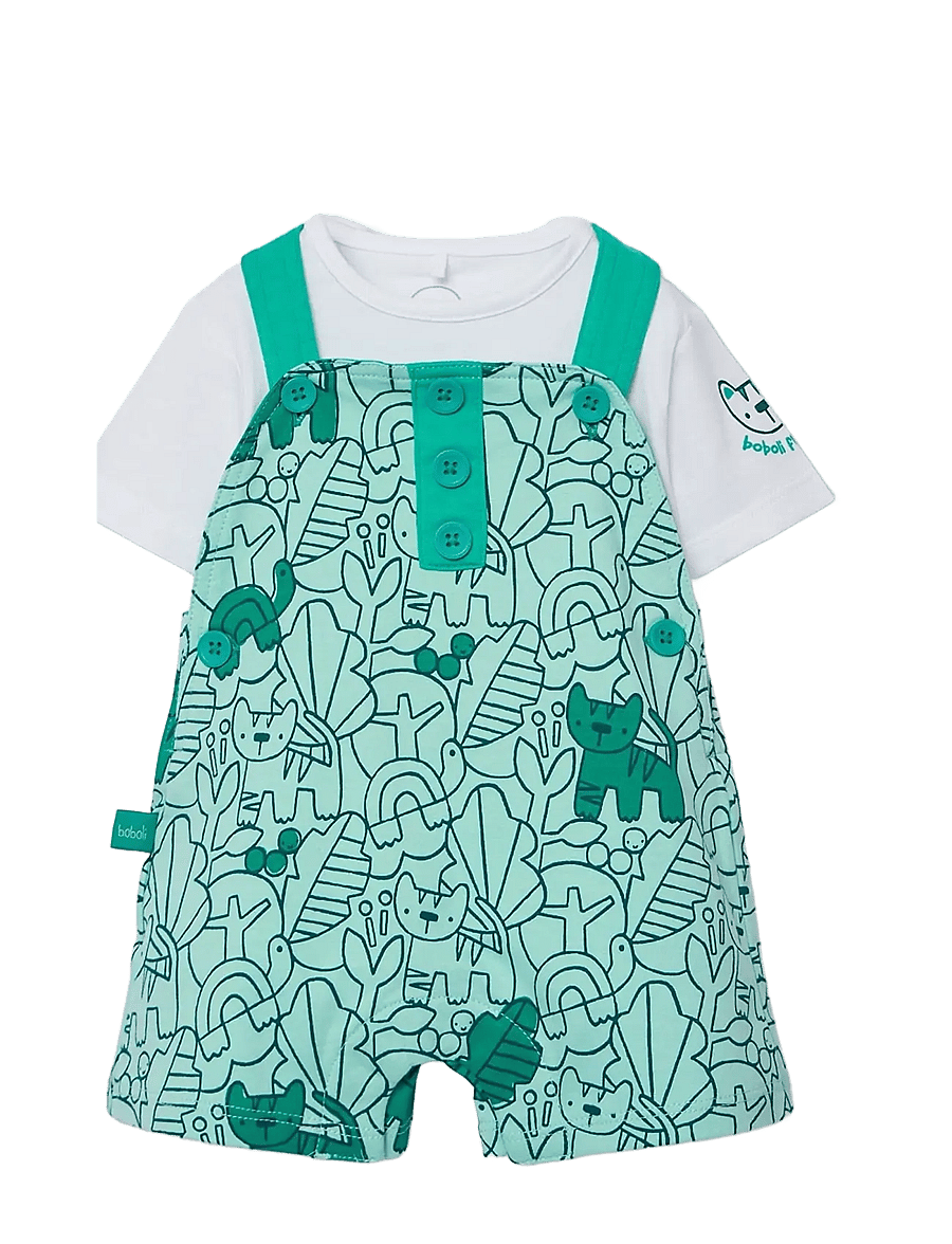 Boboli - Set knit for baby boy -BCI - lühikeste varrukatega t-särkide komplektid - print - 0