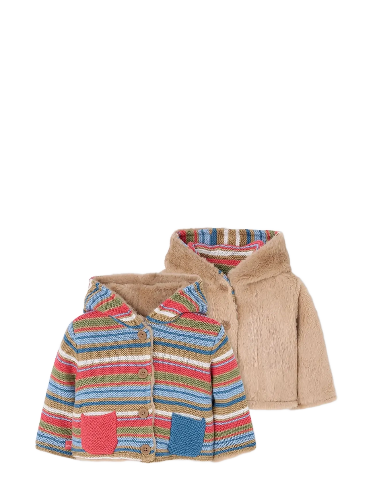 Boboli Jacket reversible for baby -BCI - Fleecejacke - BEIGE / beige