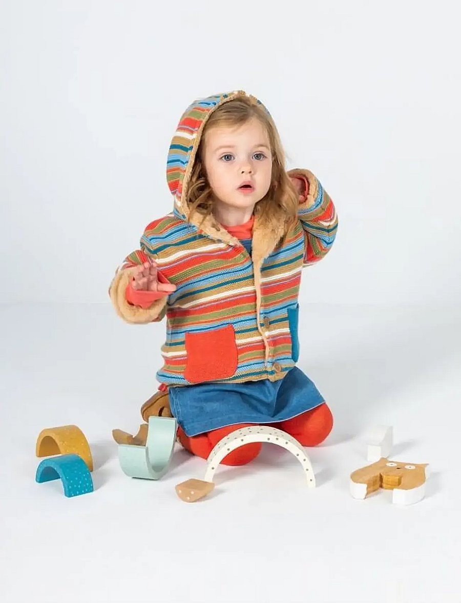 Boboli - Jacket reversible for baby -BCI - fleecejacken - beige - 0