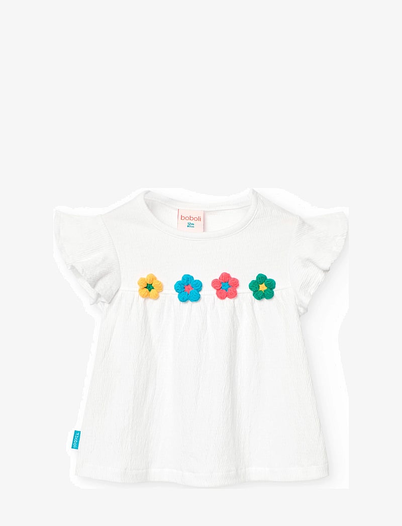 Boboli - Knit t-Shirt - tank top - white - 1