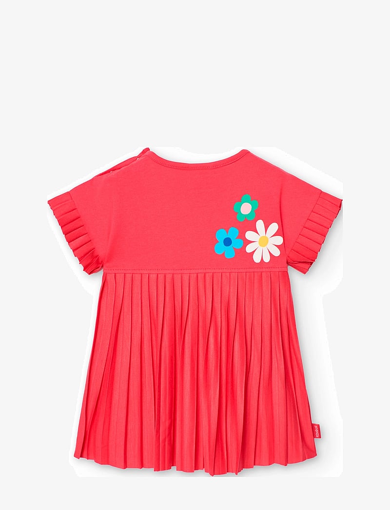 Boboli - Knit dress - kortærmede babykjoler - magenta - 2