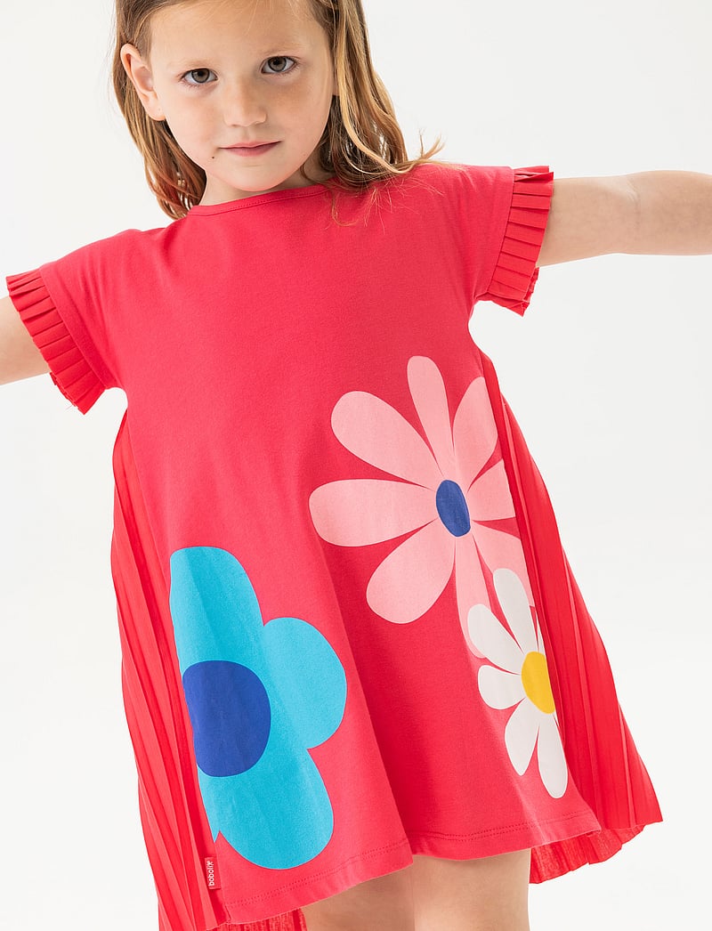 Boboli - Knit dress - kortærmede babykjoler - magenta - 0