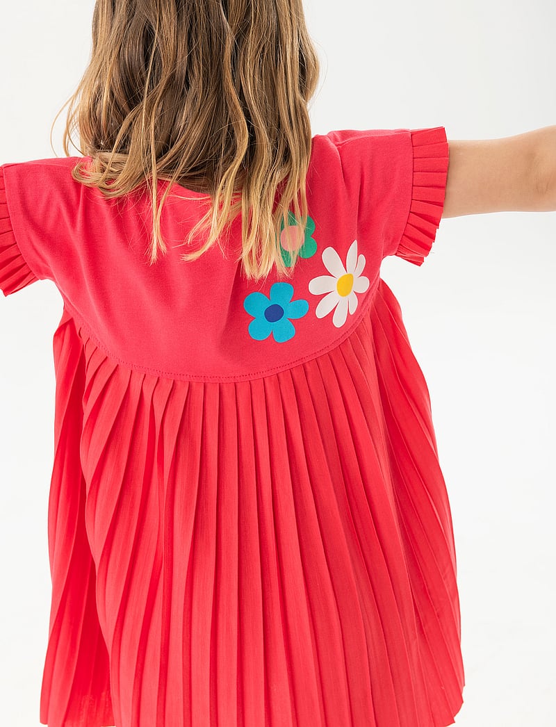 Boboli - Knit dress - kortærmede babykjoler - magenta - 4