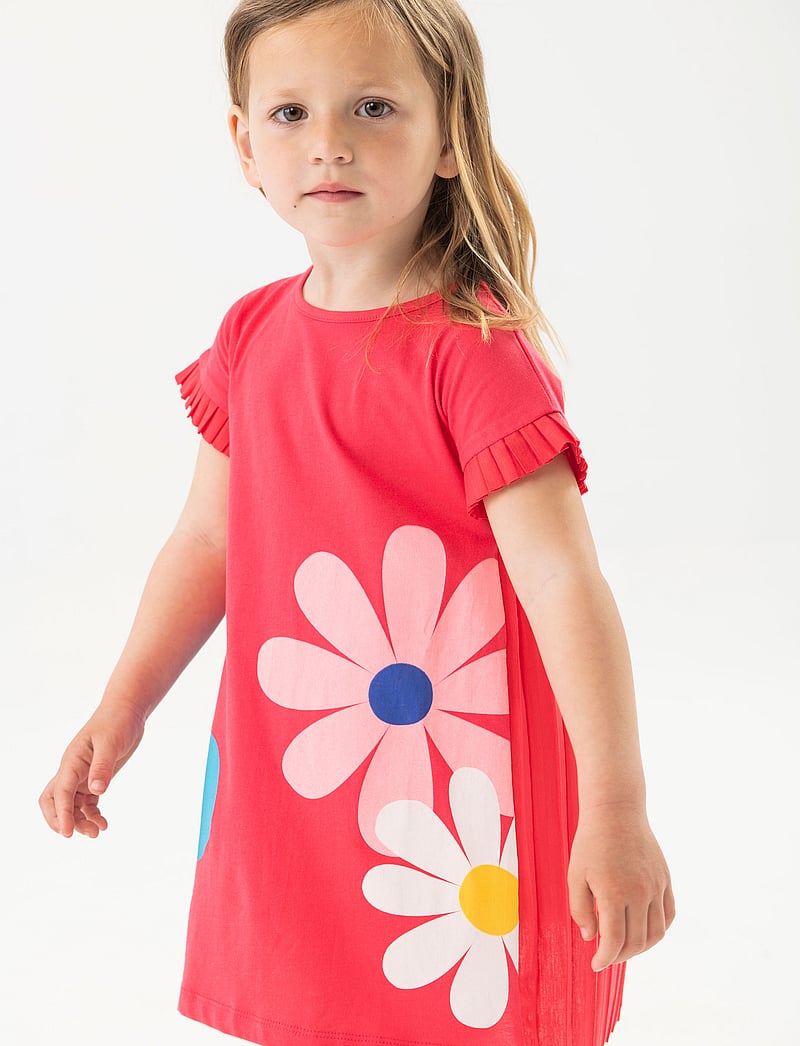 Boboli - Knit dress - kortærmede babykjoler - magenta - 5