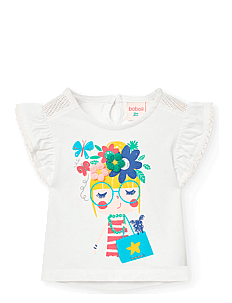 Boboli Knit t-Shirt - Kinginõuanded - WHITE / white