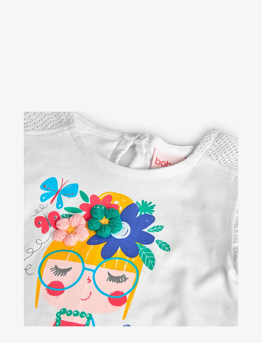 Boboli - Knit t-Shirt - t-shirts à manches courtes - white - 2