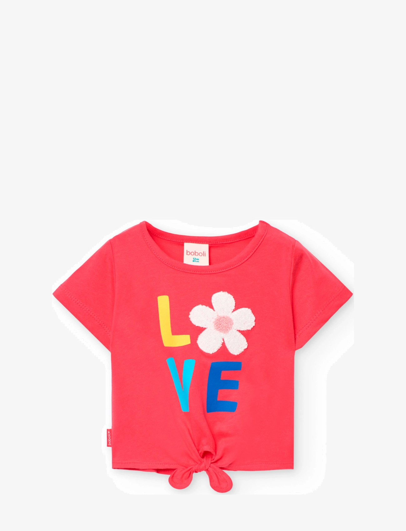 Boboli Knit t-Shirt - Overdele - MAGENTA / red