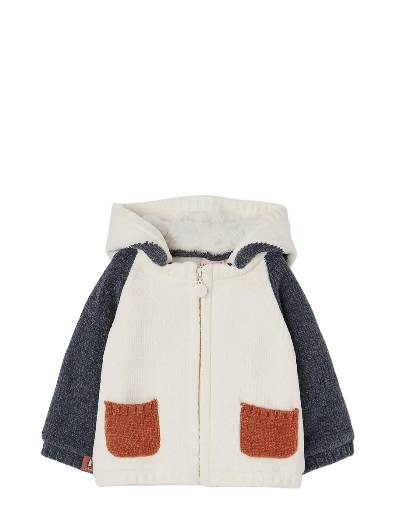 Boboli Knitwear hooded jacket for baby - Fleecejacke - OFF WHITE / cream