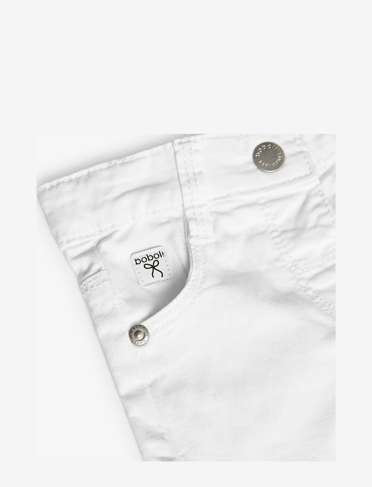 Boboli - Stretch gabardine shorts - jeansowe szorty - white - 2