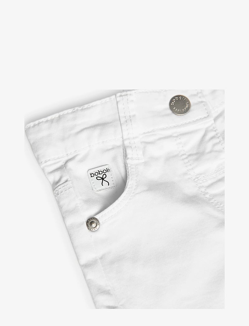 Boboli - Stretch gabardine shorts - jeansowe szorty - white - 2