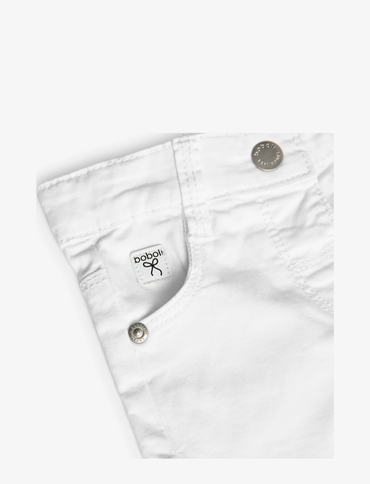Boboli - Stretch gabardine shorts - denimshorts - white - 2