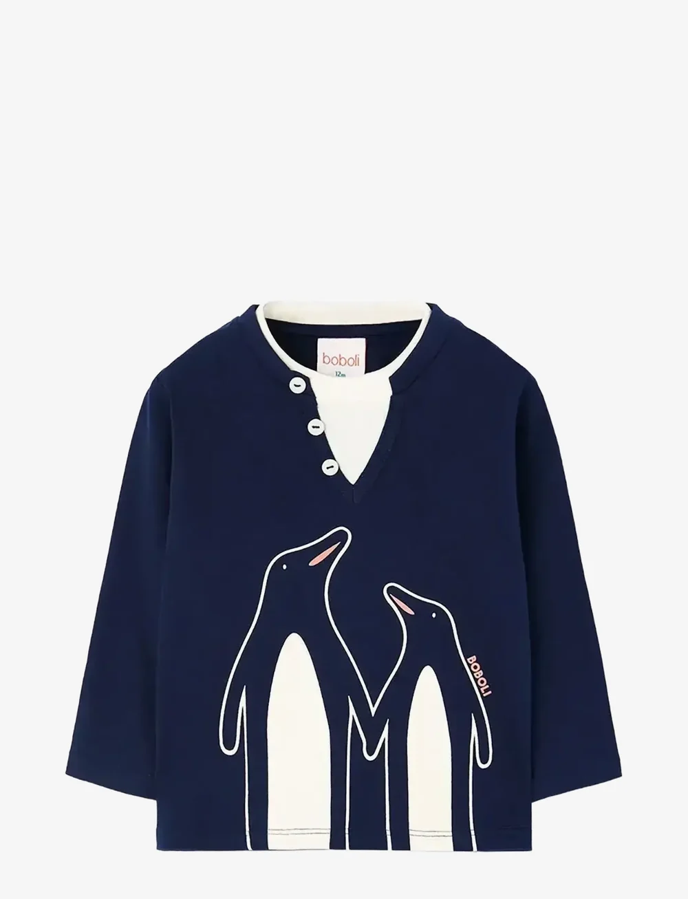 Boboli - Knit t-Shirt - marškinėliai ilgomis rankovėmis - navy - 0