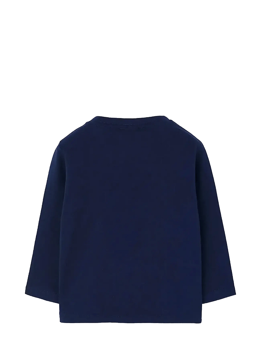 Boboli - Knit t-Shirt - långärmade t-shirts - navy - 1