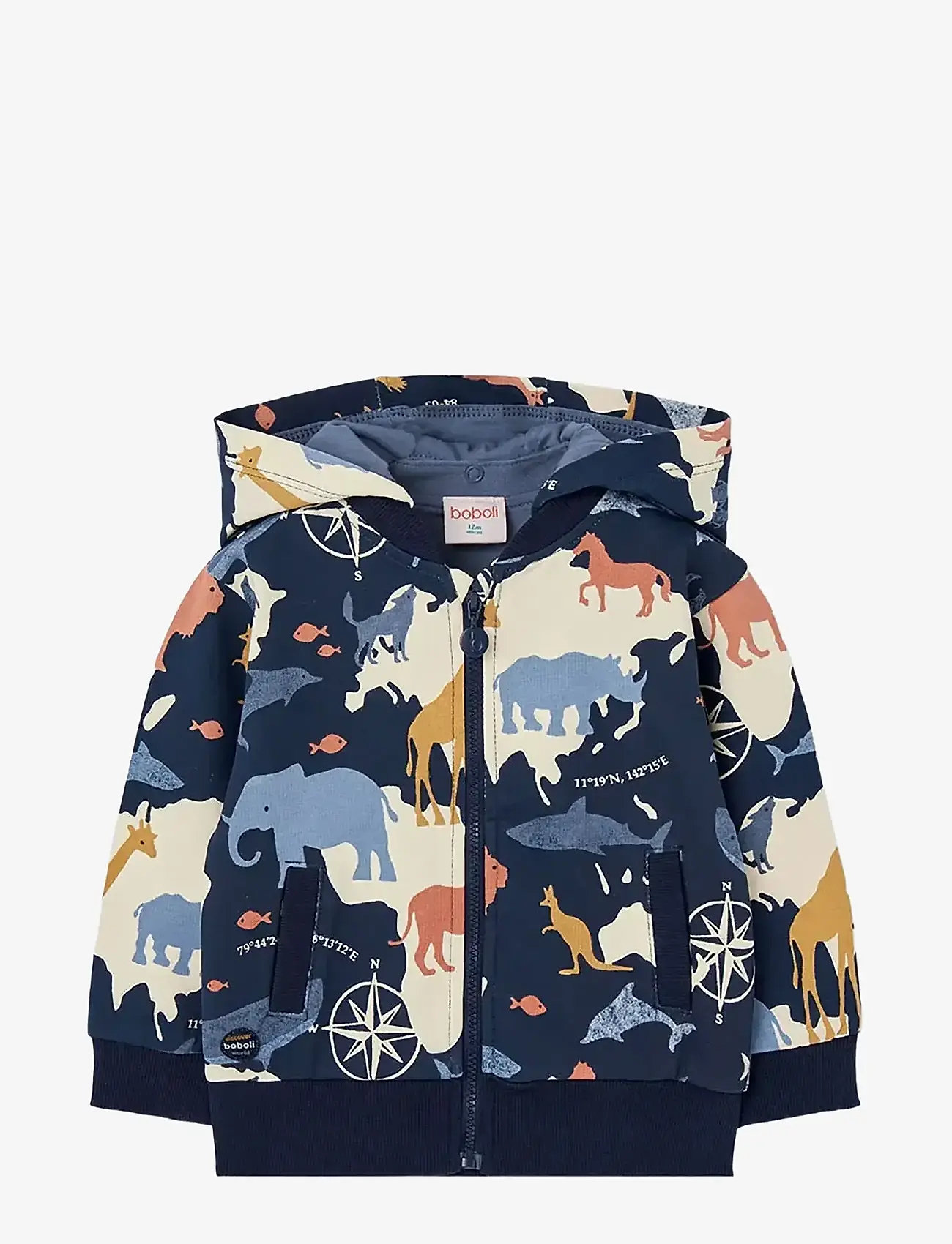 Boboli - Fleece jacket printed - hættetrøjer - print - 0