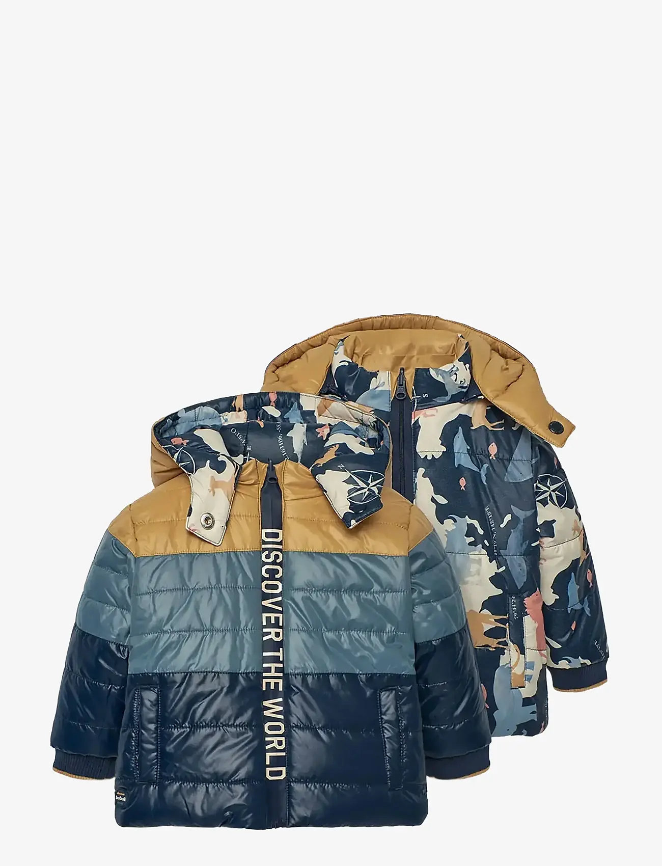 Boboli - Reversible parka - vinterjackor - navy - 2