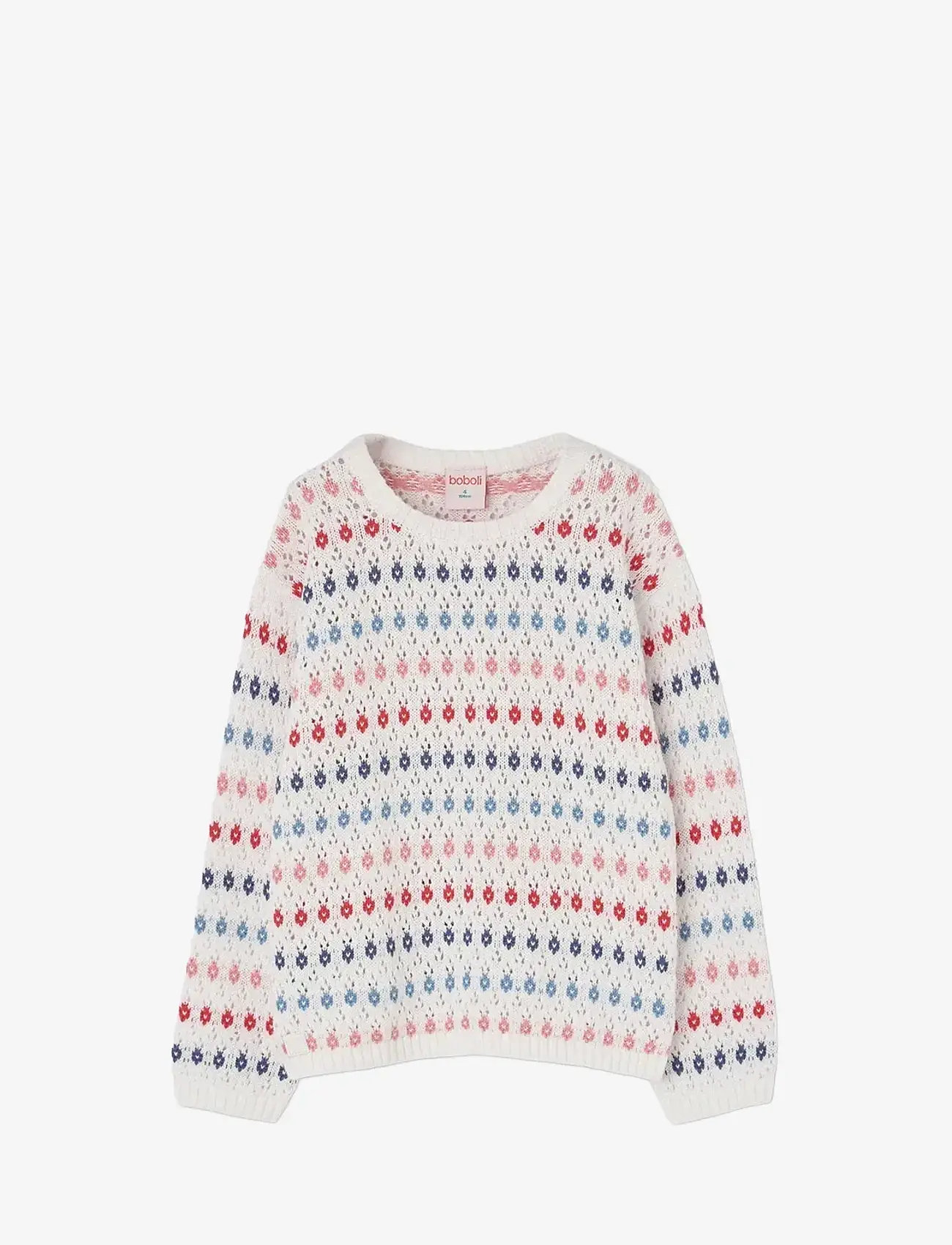 Boboli - Knitwear pullover for girl -BCI - džemprid - off white - 1