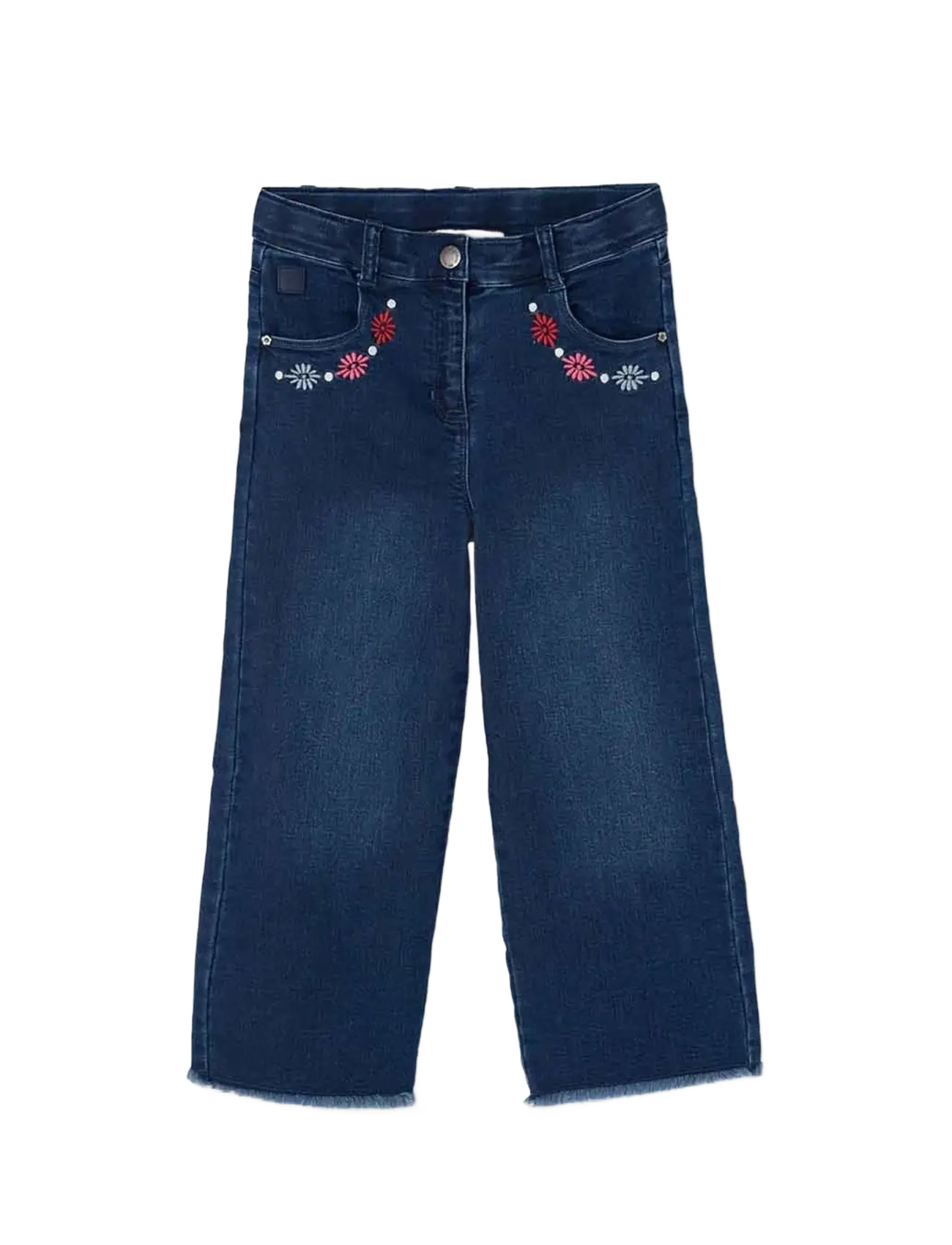 Boboli Denim Trousers Knit For Girl -Bci, 122, Blue, Jeans > Almindelige Jeans, Børn