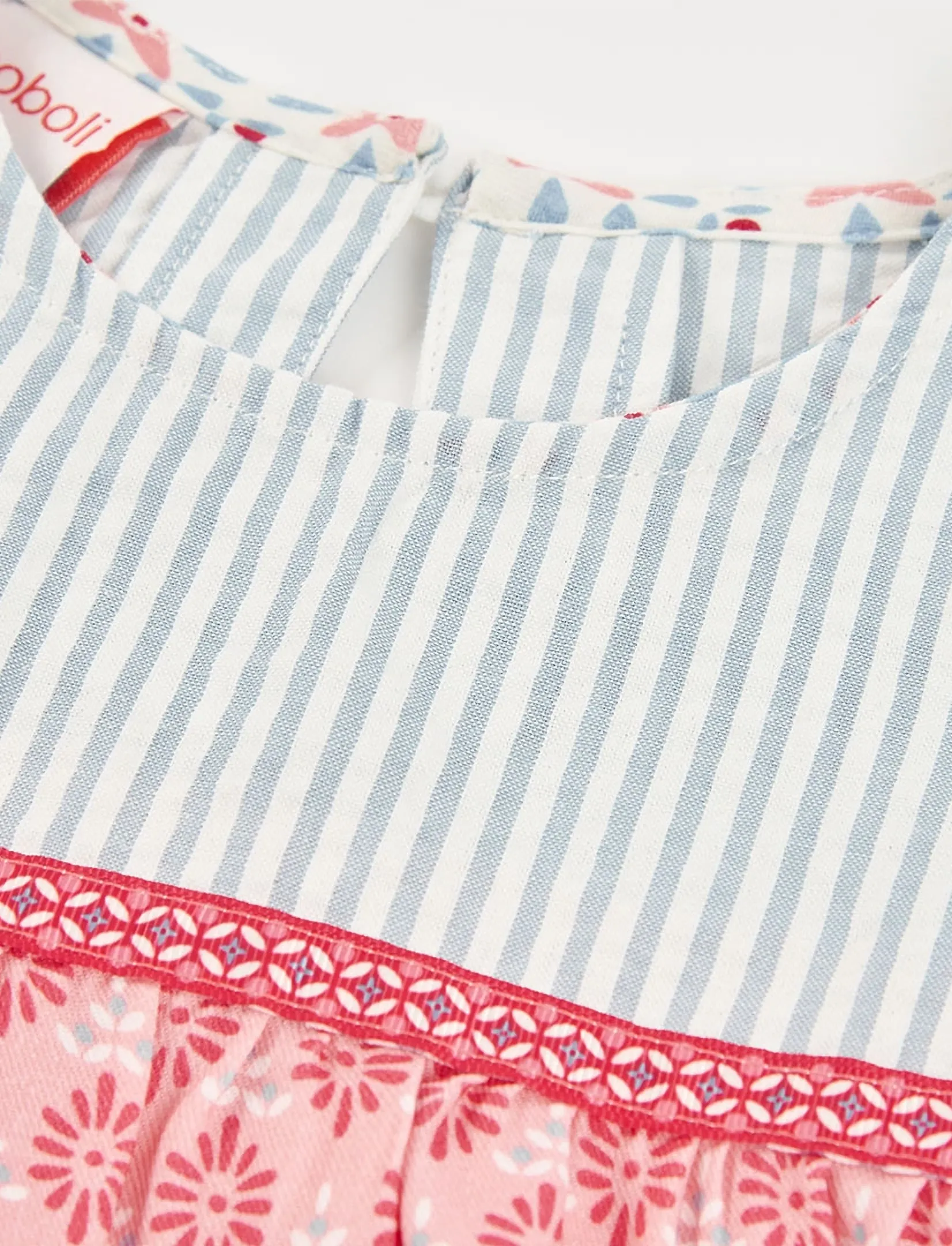 Boboli - Poplin blouse combined for girl -BCI - bluser & tunikaer - print - 3