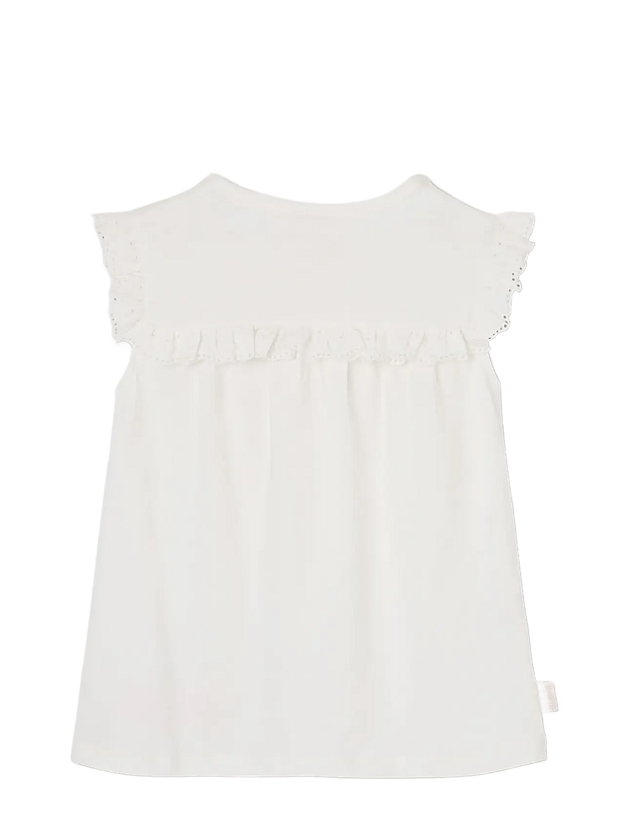 Boboli - Knit t-Shirt for girl -BCI - topit - off white - 2