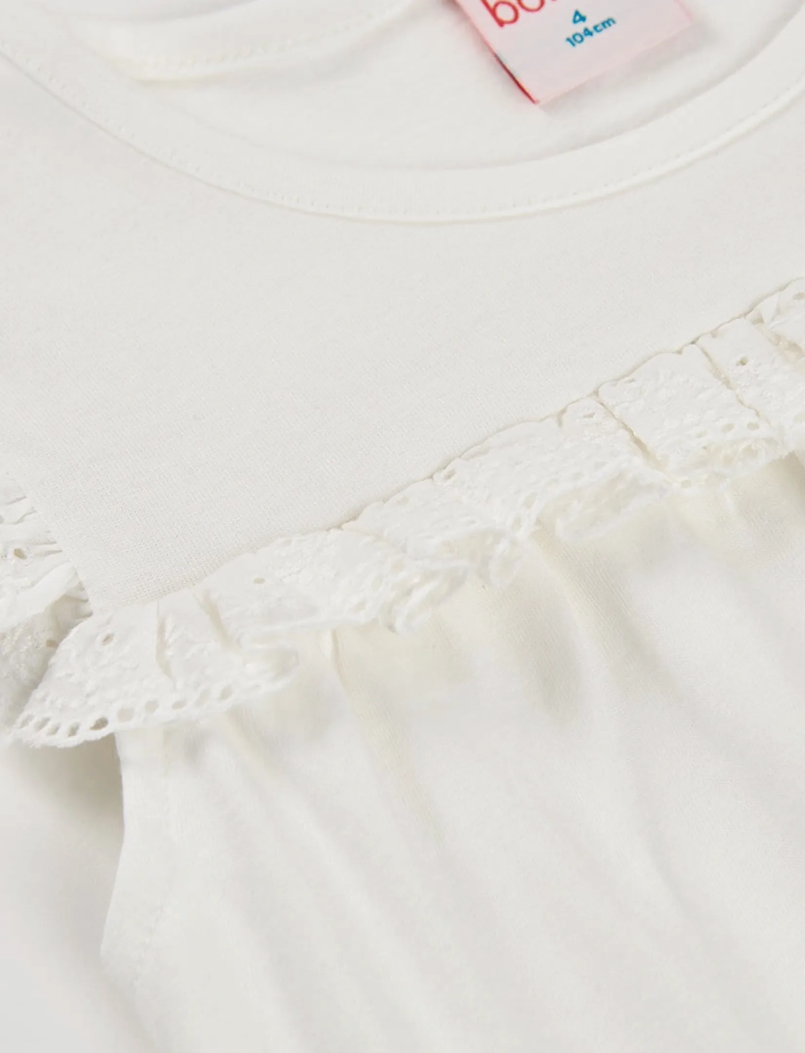 Boboli - Knit t-Shirt for girl -BCI - topit - off white - 3