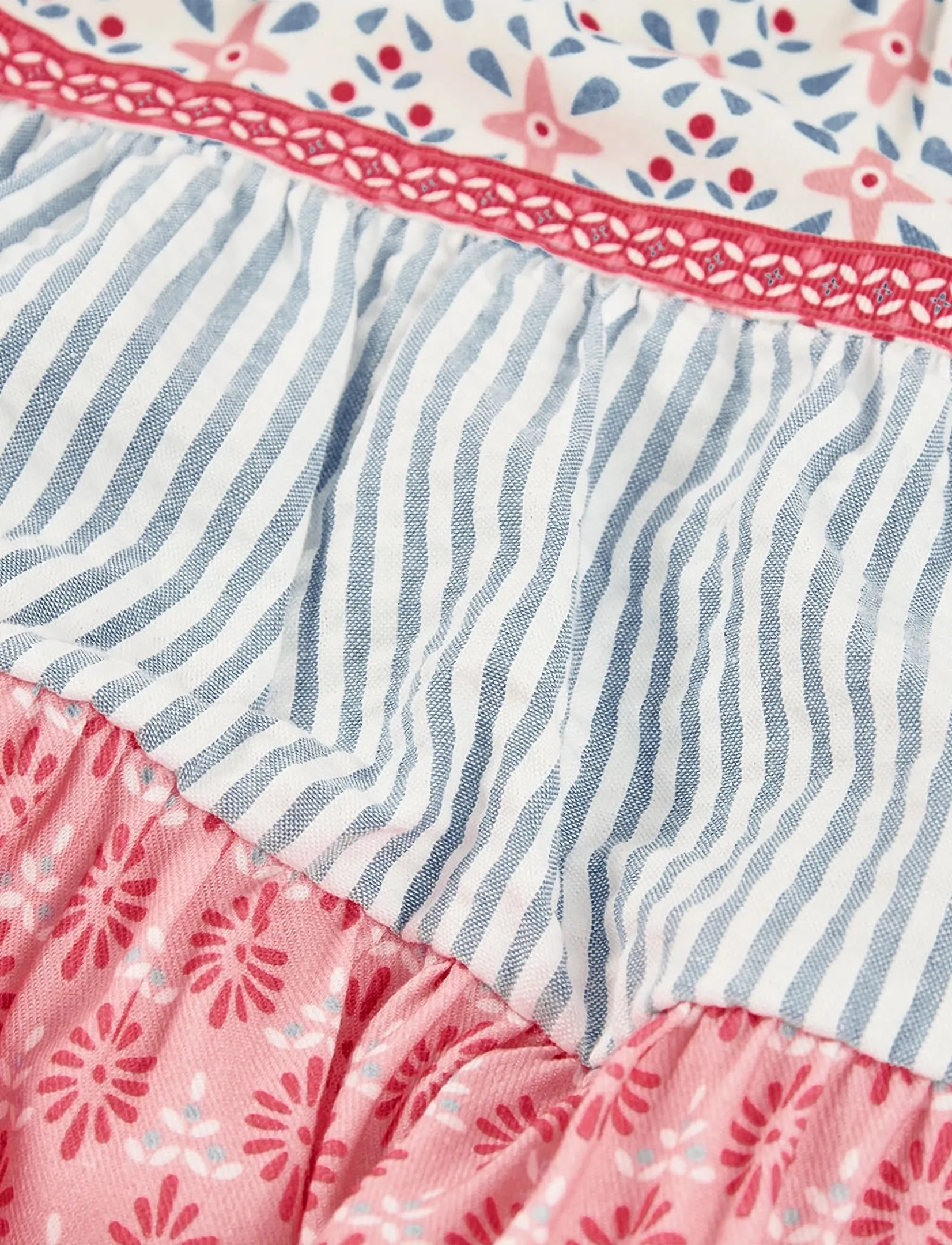 Boboli - Denim dress combined for girl -BCI - robes pour bébés sans manches - blue - 2