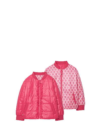 Reversible Parka For Girl - Quiltede Jakker