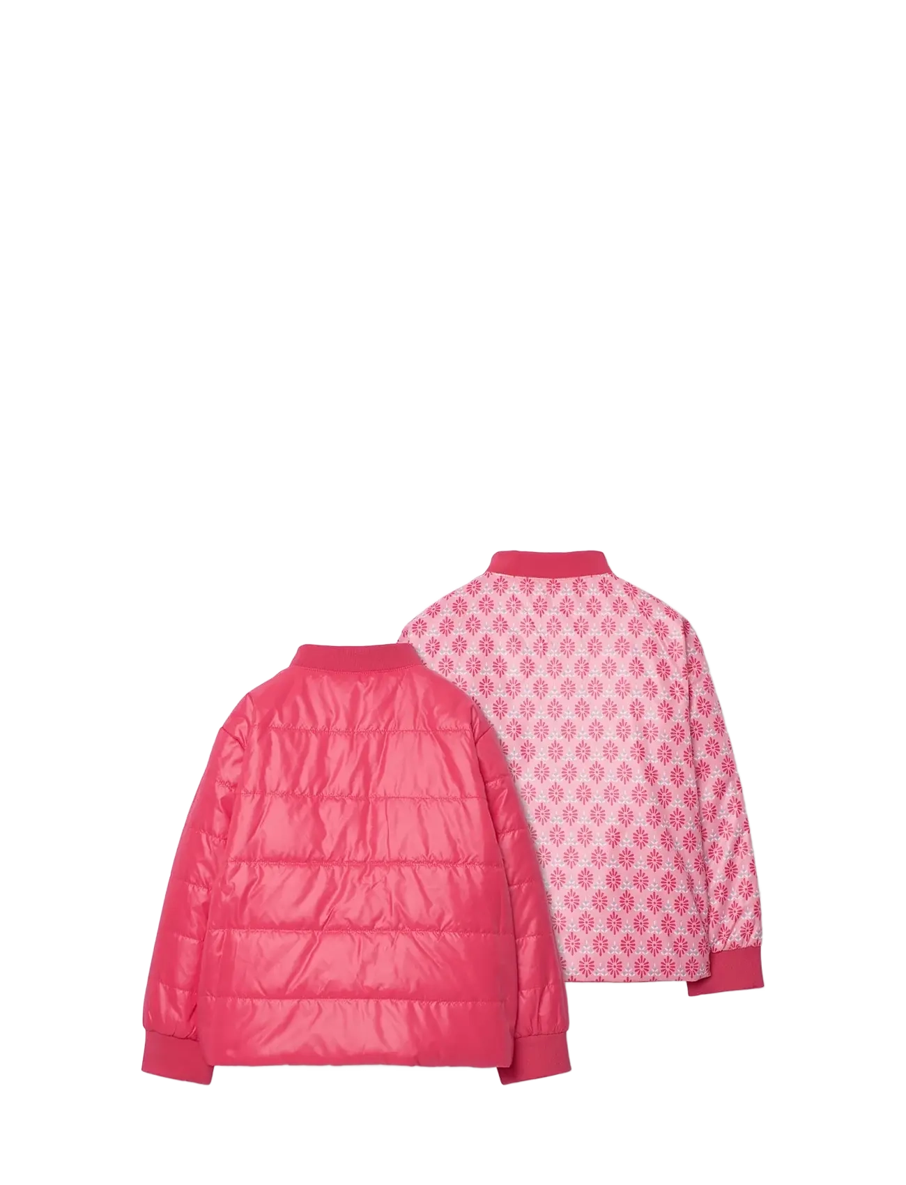 Boboli - Reversible parka for girl - tepitud joped - magenta - 1