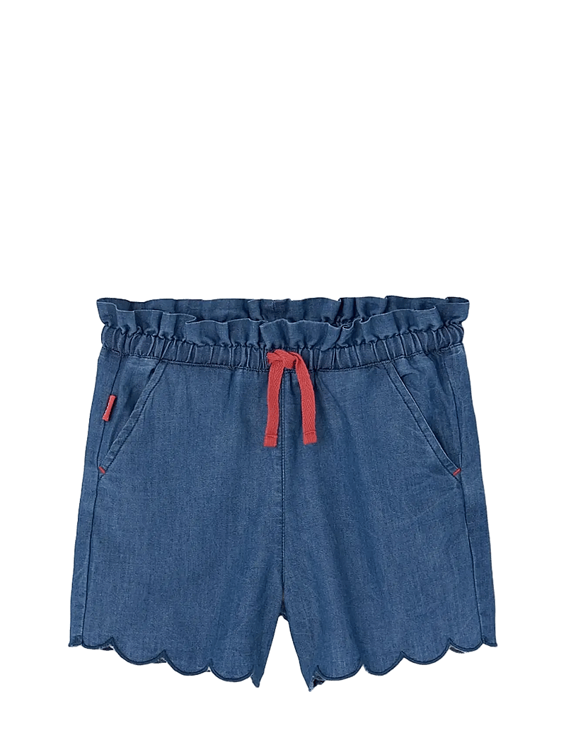 Boboli - Denim bermuda shorts for girl -BCI - lühikesed teksapüksid - blue - 0