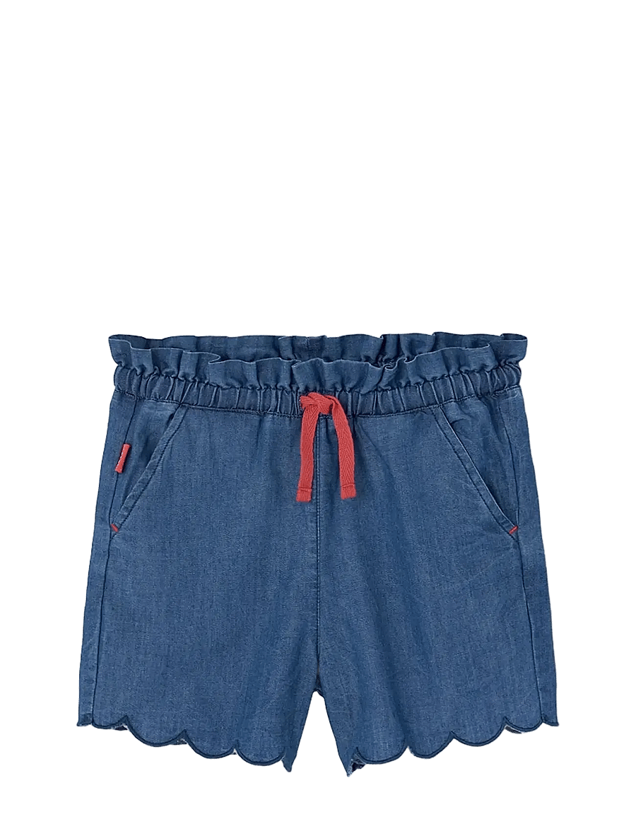 Boboli - Denim bermuda shorts for girl -BCI - gallastuttbuxur - blue - 0